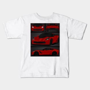 Z06 DARK-RED Kids T-Shirt